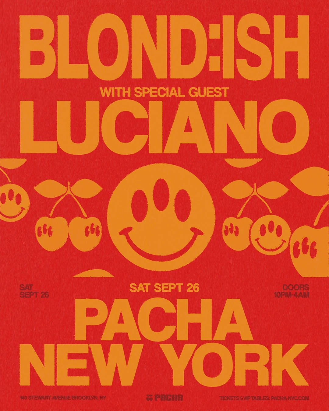 Original BLOND:ISH × Pacha invitation