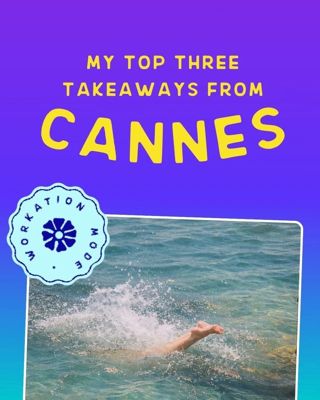 Top three takeaways template